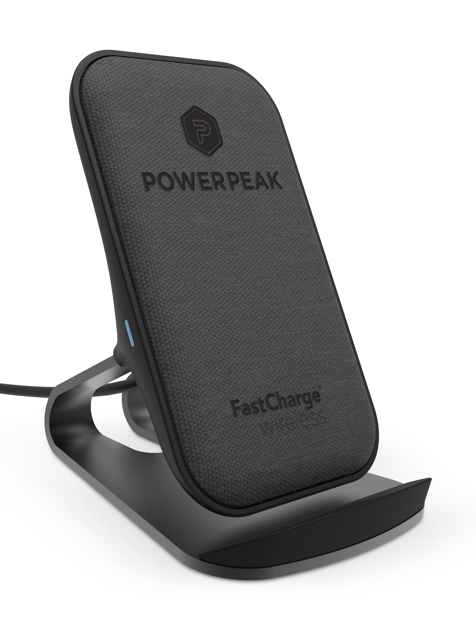 Fast Charge Aluminum Wireless Charging Stand for Qi-Compatible Devices in both vertical and horizontal positions