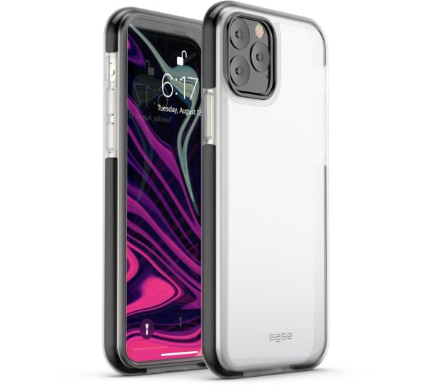 Clear slim case with black edge for iPhone 11 Pro Max cell phones