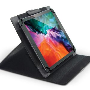 Black tablet case and stand for all brands of 5.5 up to 8.5 inch tablets