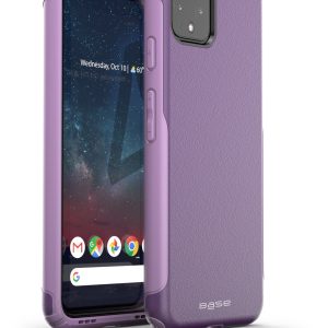 Purple rugged anti-slip matte surface case for Google Pixel 4 cell phones