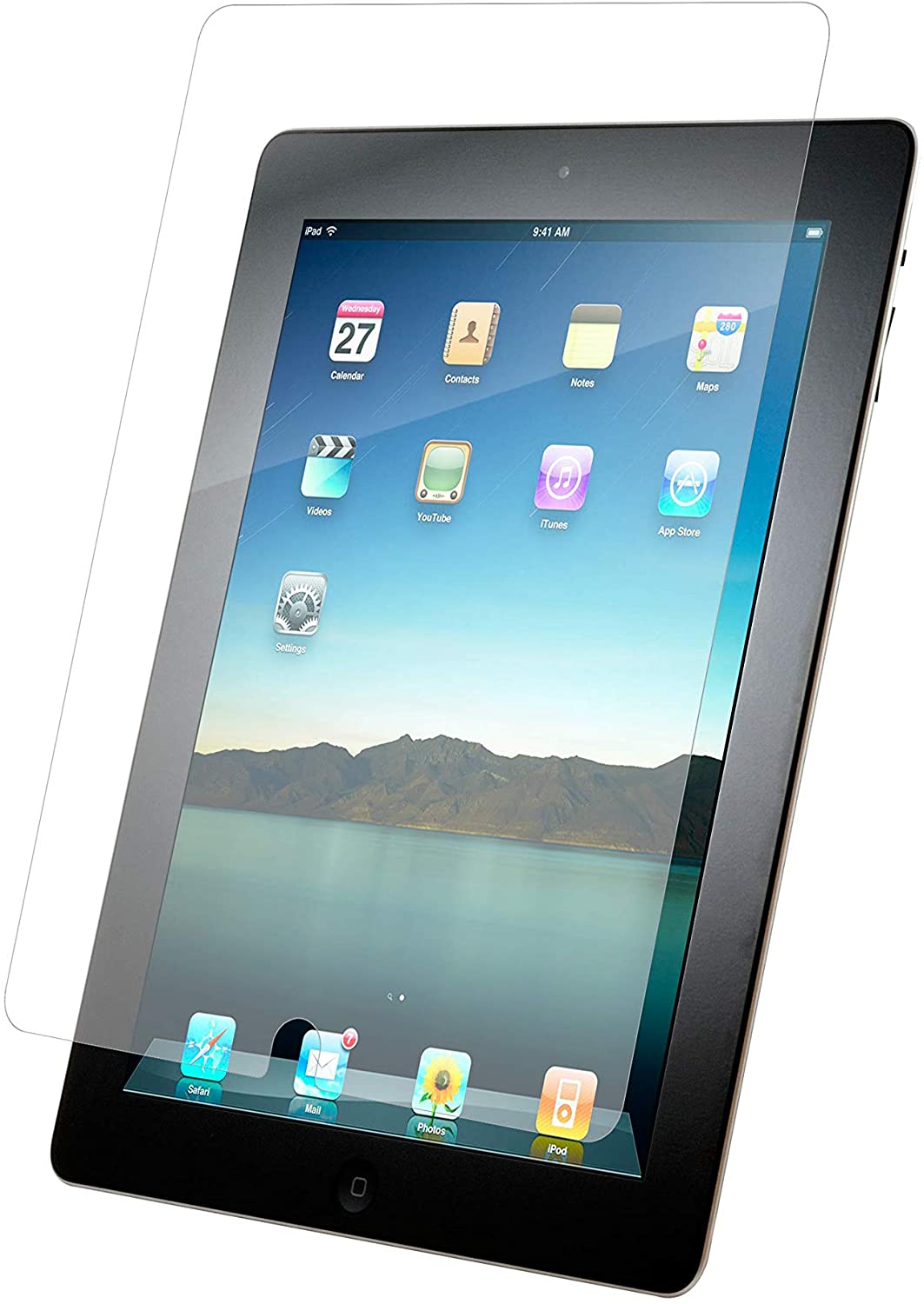 Tempered Glass Screen Protector for iPad 2/3/4