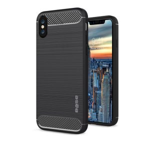 iPhone X Sleek Brushed Black Protective Case - Power Peak Products