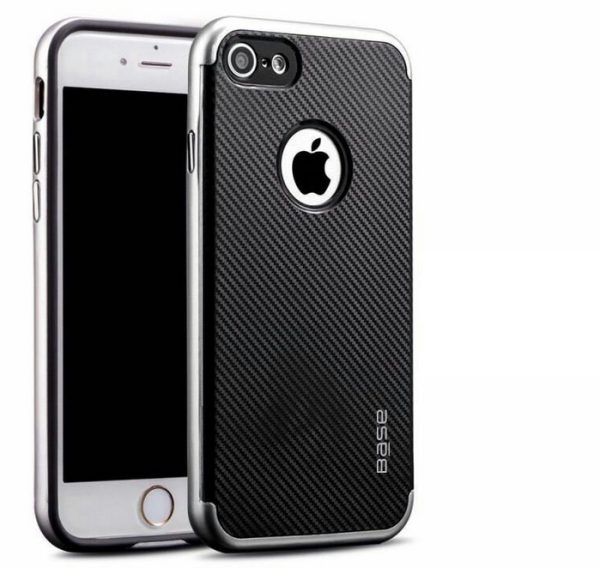 iPhone SE2/7/8 Silver Case With Reinforced Bumper - Power Peak Product