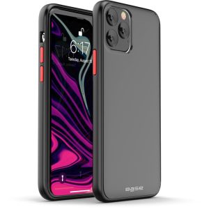 Clear/black slim case protector for iPhone 11 Pro cell phones