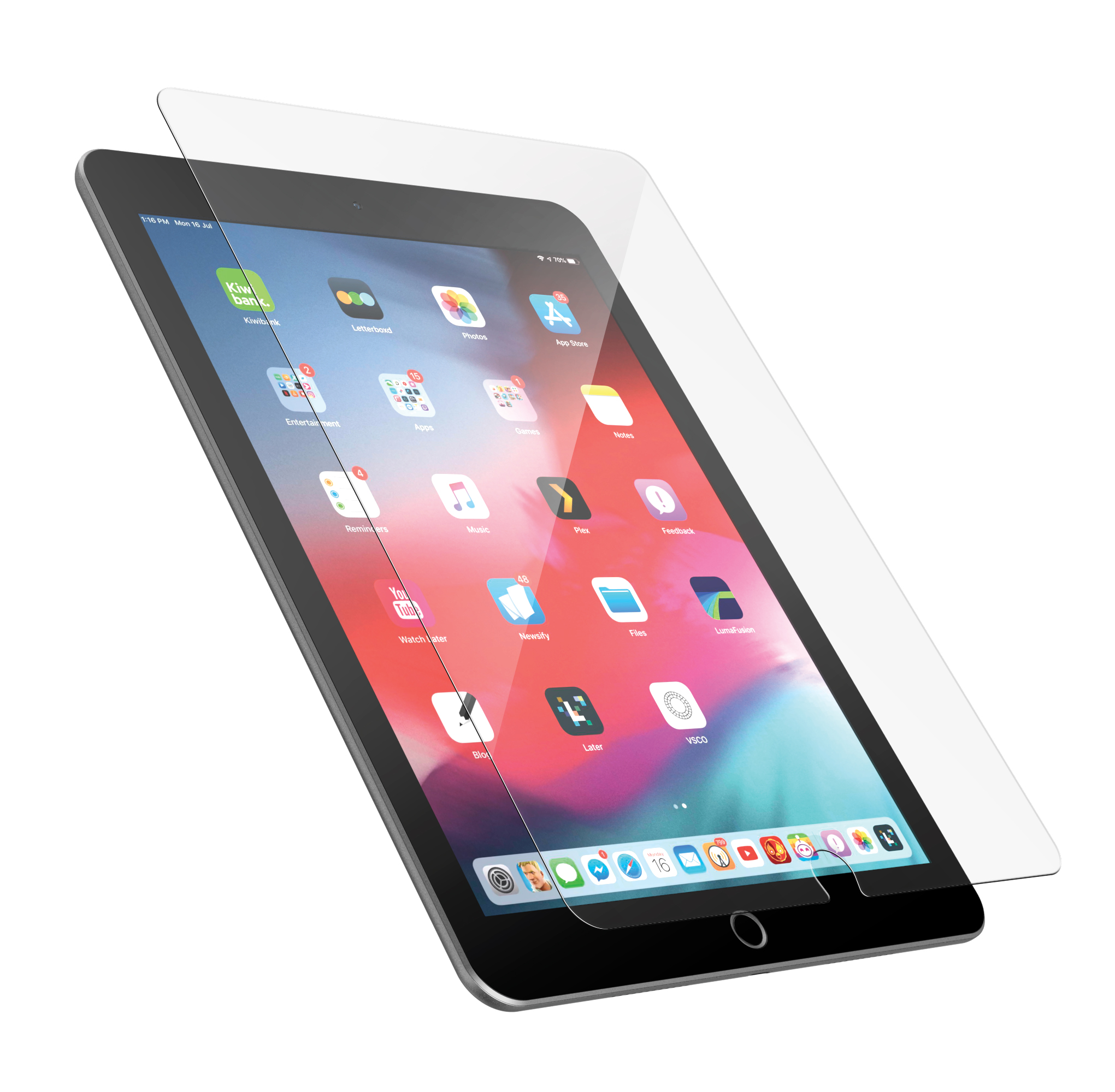 Tempered Glass screen protector for iPad 9/8/7