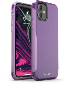 Purple rugged anti-slip matte surface case protective for iPhone 11 cell phones
