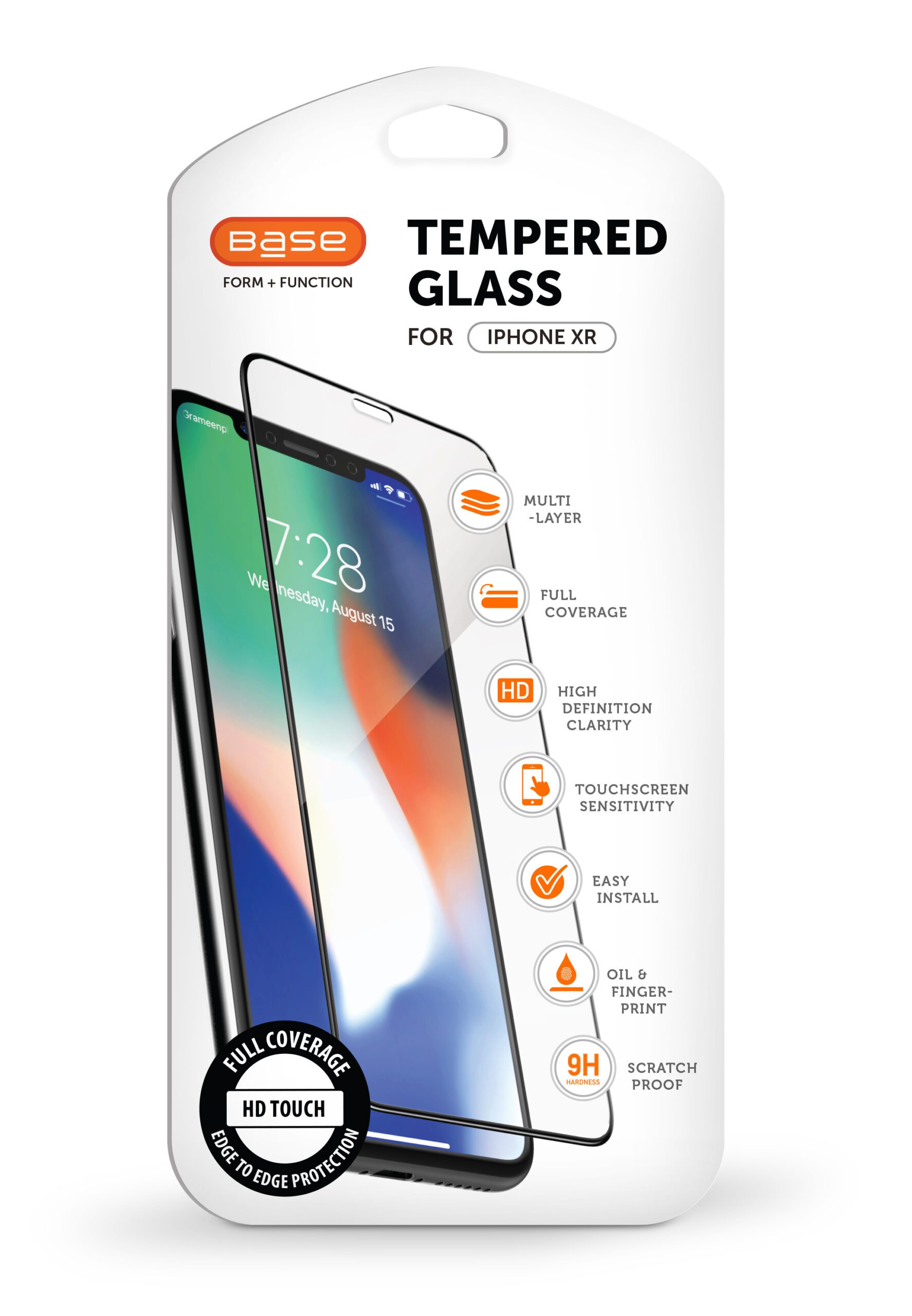 CrystalShield  Premium, tempered glass iPhone screen protector for iPhone  11 / XR – Caudabe