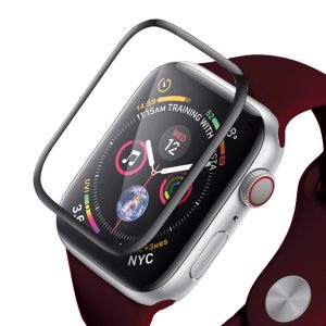 Ultra clear screen protector with black curved edge for Apple Watch Series 3/2/1 38mm
