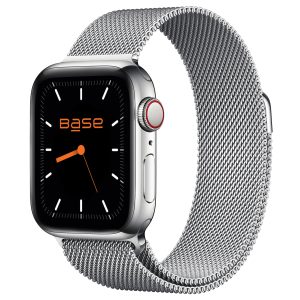 Silver apple watch stainless Steel Bands for Series 1/2/3/4/5/6/7/SE size small (38/40/41mm)