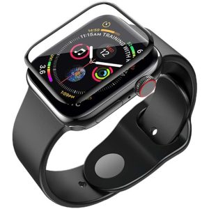 Ultra Clear screen protector with black curved edge for Apple Watch Series 4/5/6/SE - 44mm