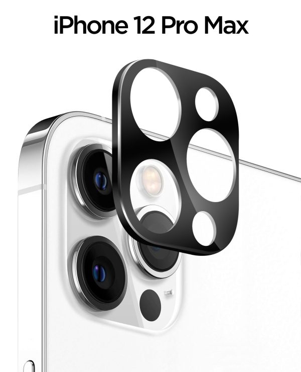 Aluminum full camera lens coverage Glass Protector for iPhone 12 Pro Max cell phones