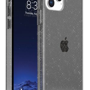 Gray slim glimmering protective case for iPhone 13 Pro cell phones