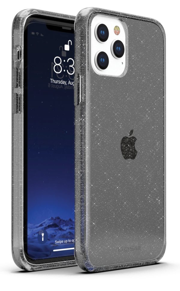 Gray slim glimmering protective case for iPhone 13 Pro Max cell phones