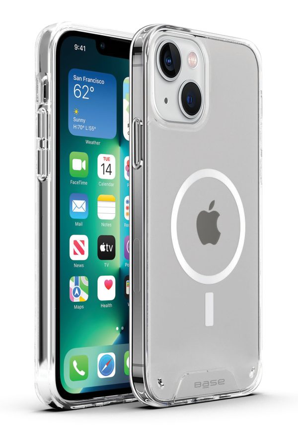 Clear MagCharge protective case for iPhone 13 Mini Cell Phones