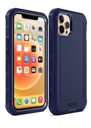 Blue boulder protective case for iPhone 13 Pro cell phones