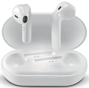 White Wireless Bluetooth Dual Earbuds USG